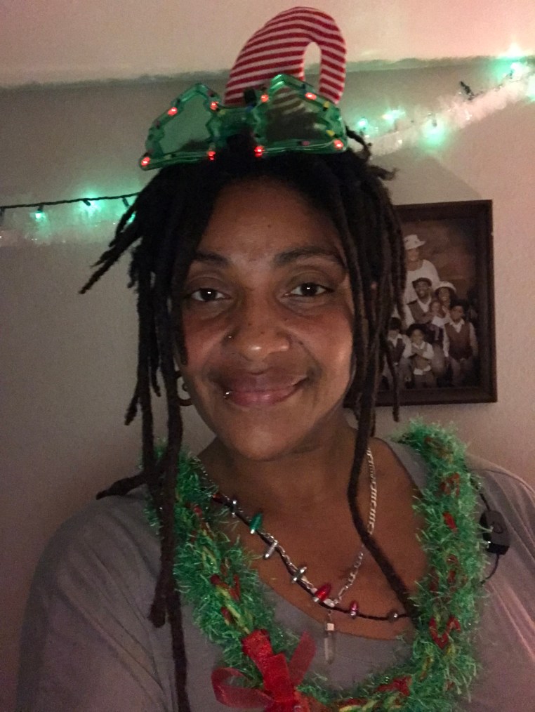 I was lit... up for holiday fun!